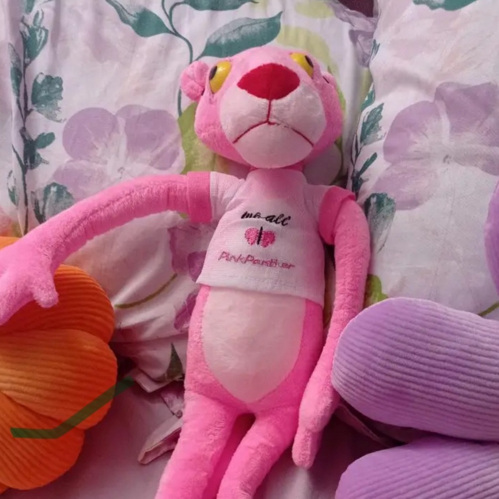 Pink panther stuff animal